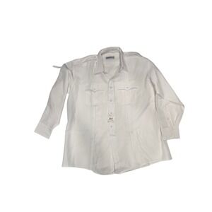 Flying Cross White Urban Defender S/S Uniform Shirt Police Sheriff Size XL